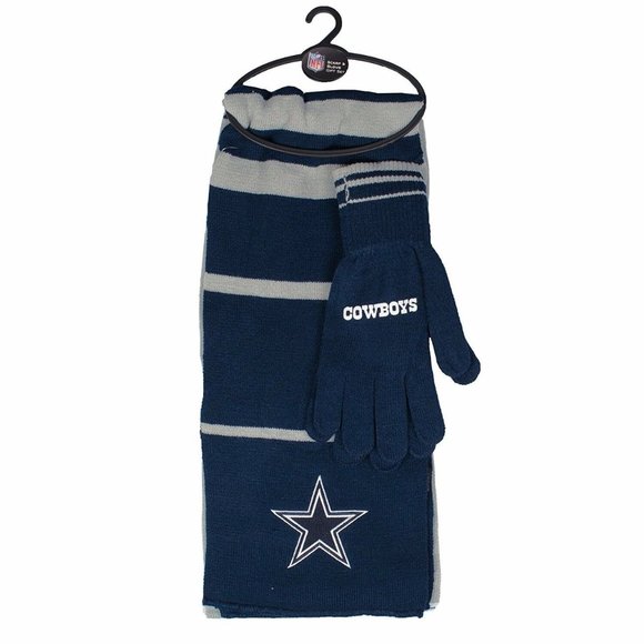 NFL Dallas Cowboys Scarf & Gloves Gift Set - Picture 1 of 1